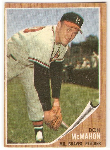 1962 Topps #483 Don McMahon