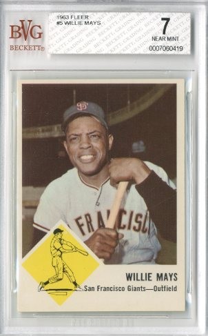 1963 Fleer #5 Willie Mays