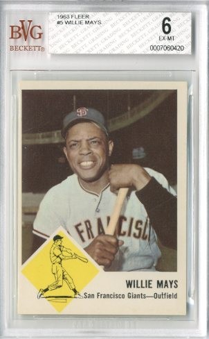 1963 Fleer #5 Willie Mays