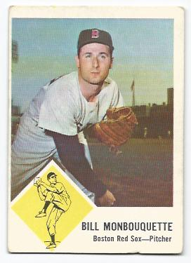 1963 Fleer #7 Bill Monbouquette