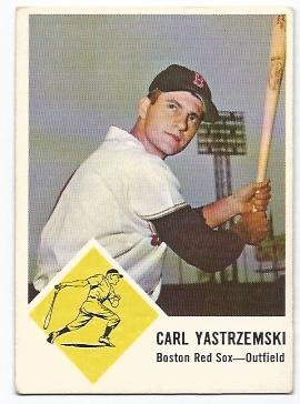 1963 Fleer #8 Carl Yastrzemski