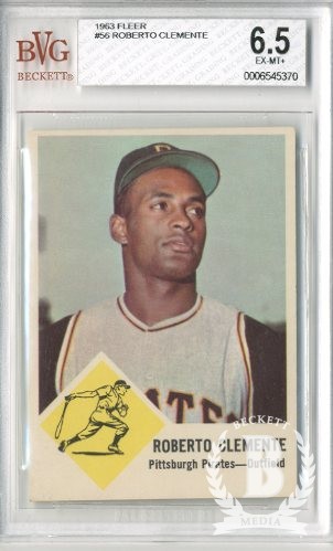1963 Fleer #56 Roberto Clemente