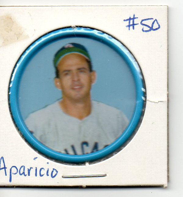 1963 Salada Junket Coins #50 Luis Aparicio