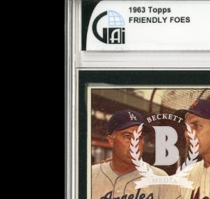 1963 Topps #68 Friendly Foes/Duke Snider/Gil Hodges