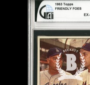 1963 Topps #68 Friendly Foes/Duke Snider/Gil Hodges