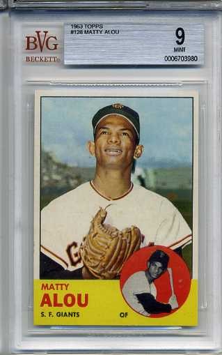 1963 Topps #128 Matty Alou
