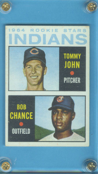 1964 Topps #146 Rookie Stars/Tommy John RC/Bob Chance RC