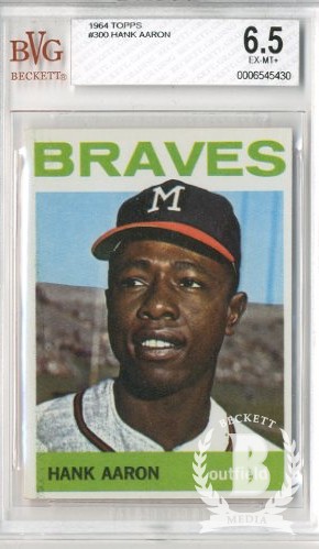 1964 Topps #300 Hank Aaron