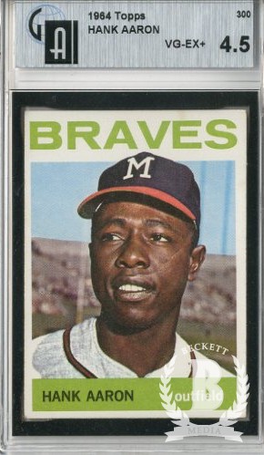 1964 Topps #300 Hank Aaron