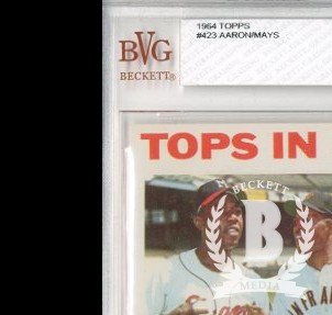 1964 Topps #423 Tops in NL/Hank Aaron/Willie Mays