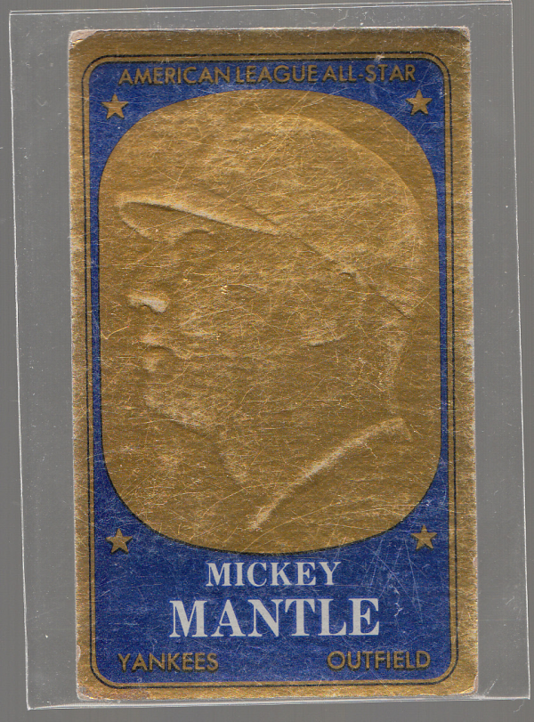1965 Topps Embossed #11 Mickey Mantle