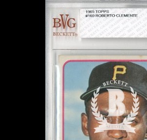 1965 Topps #160 Roberto Clemente UER (1960 Pittsburfh)
