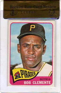 1965 Topps #160 Roberto Clemente UER (1960 Pittsburfh)