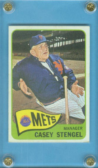 1965 Topps #187 Casey Stengel MG