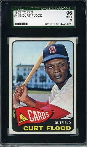 1965 Topps #415 Curt Flood