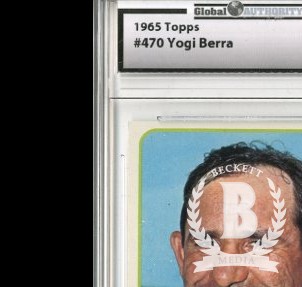 1965 Topps #470 Yogi Berra P/CO