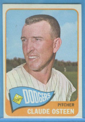 1965 Topps #570 Claude Osteen SP