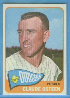 1965 Topps #570 Claude Osteen SP