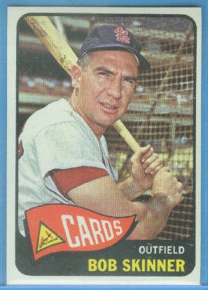 1965 Topps #591 Bob Skinner SP