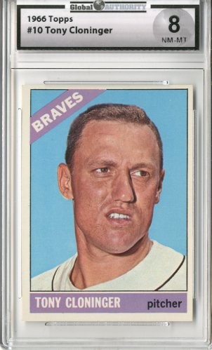 1966 Topps #10 Tony Cloninger