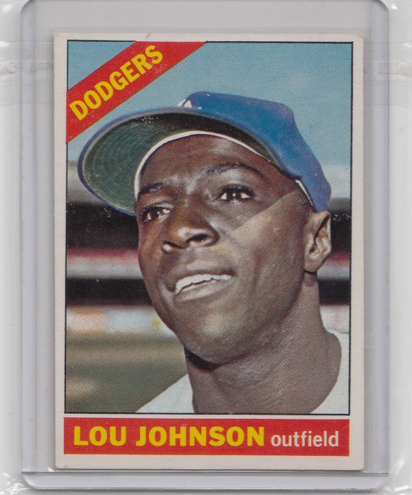 1966 Topps #13 Lou Johnson