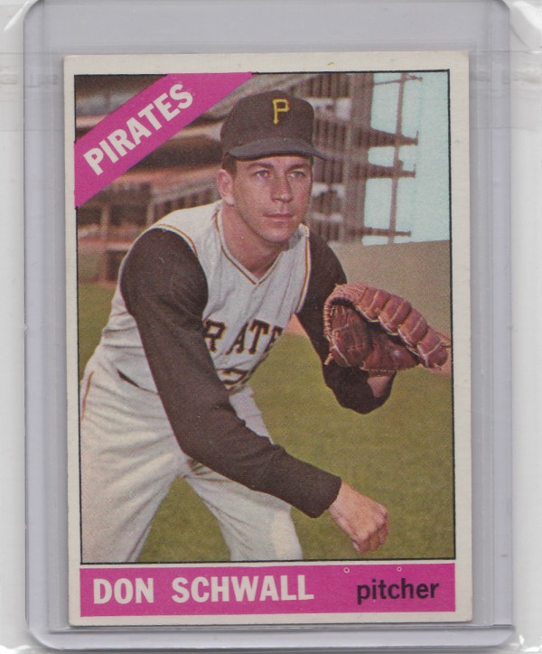 1966 Topps #144 Don Schwall