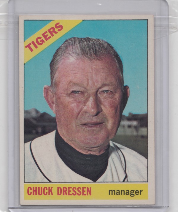 1966 Topps #187 Chuck Dressen MG