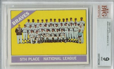1966 Topps #326 Atlanta Braves TC