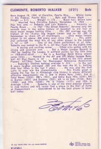 1968 Dexter Press #24 Roberto Clemente back image