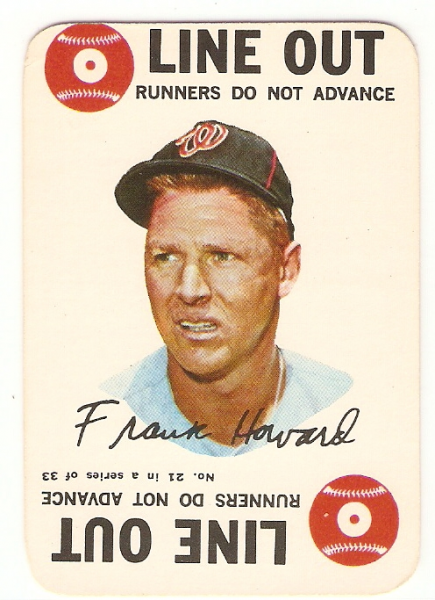 1968 Topps Game #21 Frank Howard