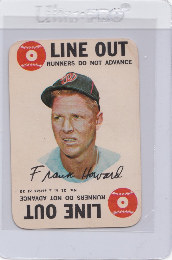 1968 Topps Game #21 Frank Howard