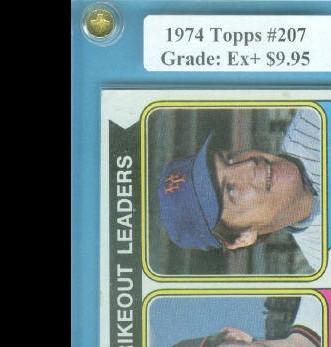 1974 Topps #207 Strikeout Leaders/Nolan Ryan/Tom Seaver