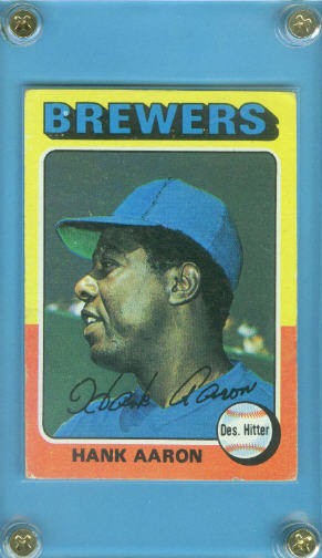 1975 Topps #660 Hank Aaron