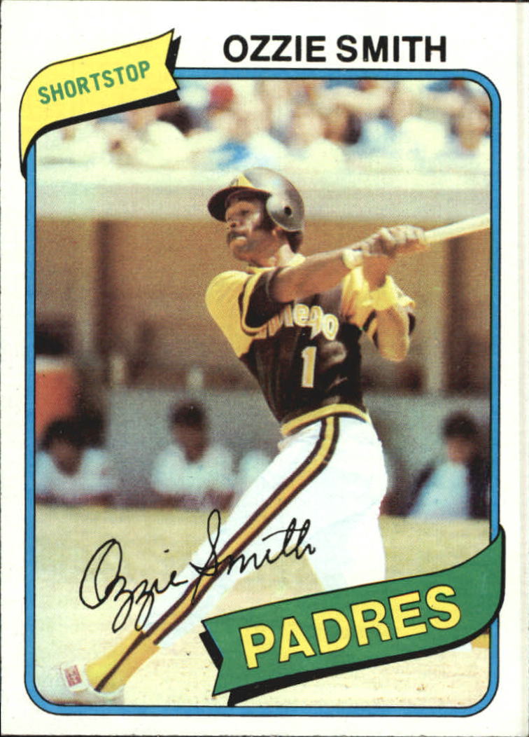 1980 Topps San Diego Padres Baseball Card 393 Ozzie Smith EXMT eBay