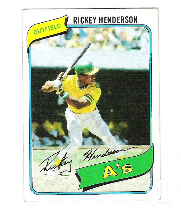 1980 Topps #482 Rickey Henderson RC/UER 7 steals at/Modesto should be Fresno