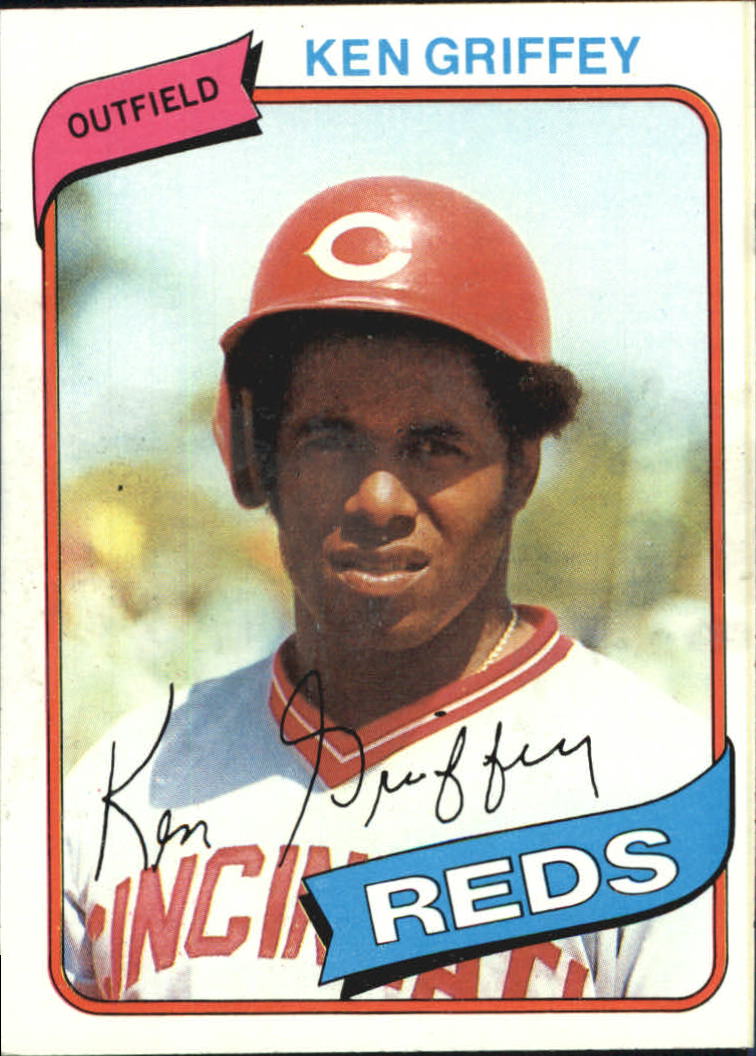 1980 Topps Cincinnati Reds Baseball Card 550 Ken Griffey Sr. VGEX
