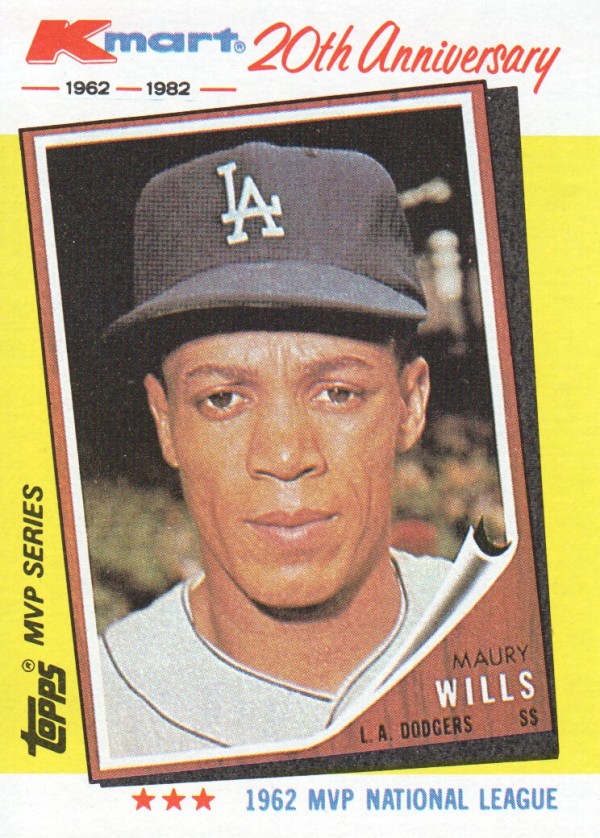 1982 K-Mart #2 Maury Wills: 62NL