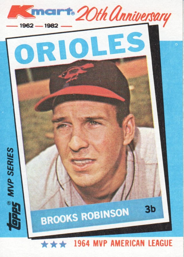 1982 K-Mart #5 Brooks Robinson: 64AL