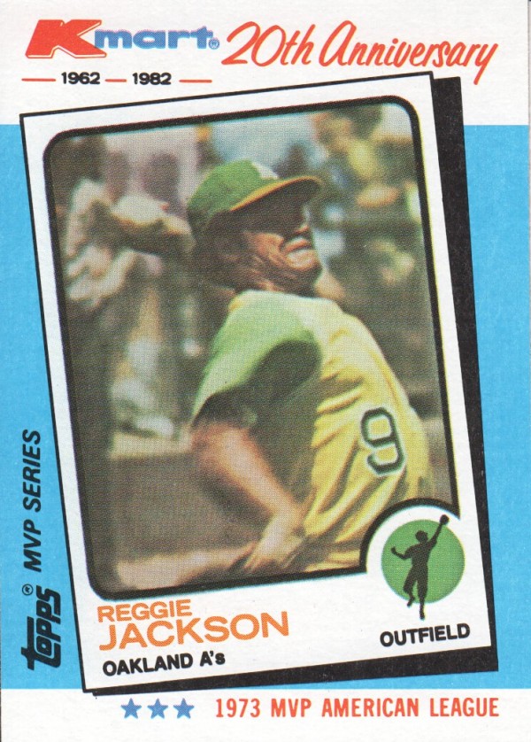 1982 K-Mart #23 Reggie Jackson: 73AL