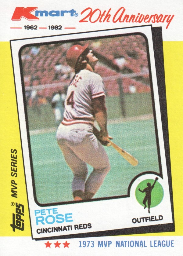 1982 K-Mart #24 Pete Rose: 73NL