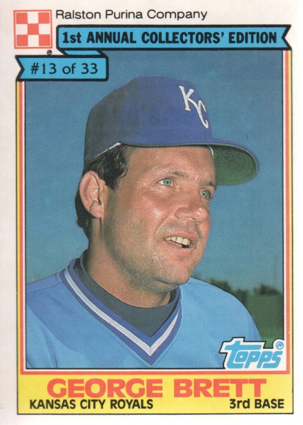 1984 Ralston Purina #13 George Brett