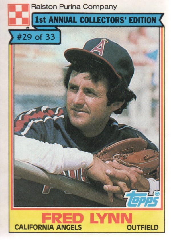 1984 Ralston Purina #29 Fred Lynn