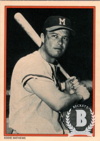 1985 Circle K #11 Eddie Mathews
