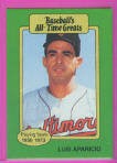 1987 Hygrade All-Time Greats #53 Luis Aparicio front image