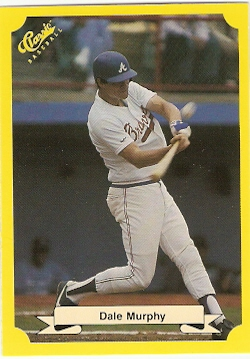 1987 Classic Update Yellow/Green Backs #106 Dale Murphy