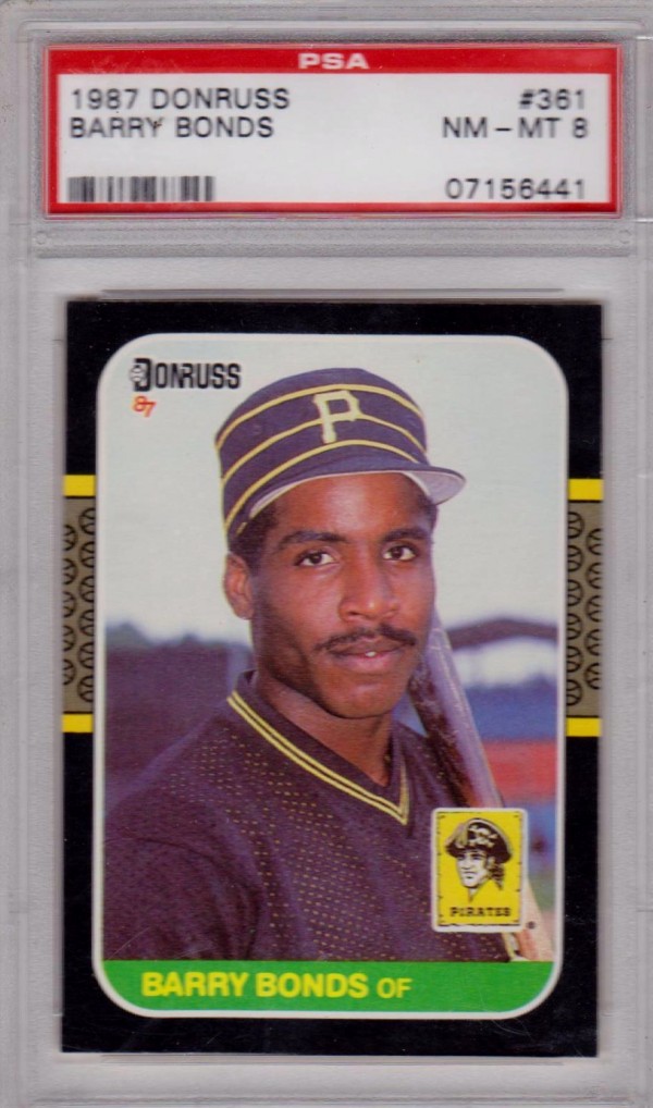 1987 Donruss #361 Barry Bonds RC