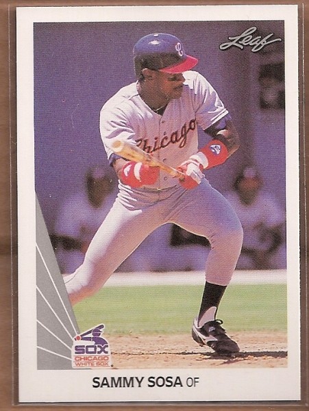 1990 Leaf #220 Sammy Sosa RC