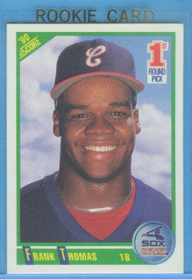 1990 Score #663 Frank Thomas RC