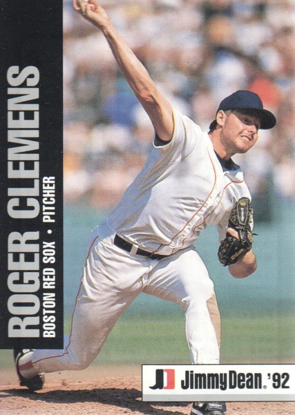 1992 Jimmy Dean #10 Roger Clemens