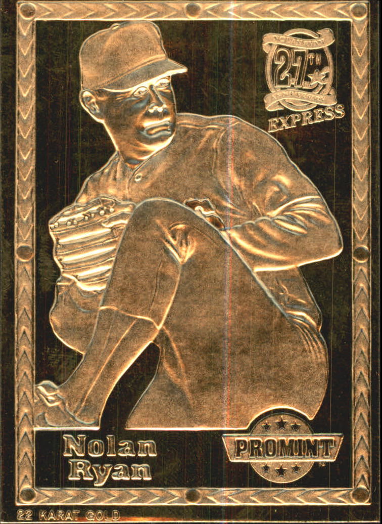 1993 Rangers Promint 22K Gold 2 Nolan Ryan eBay